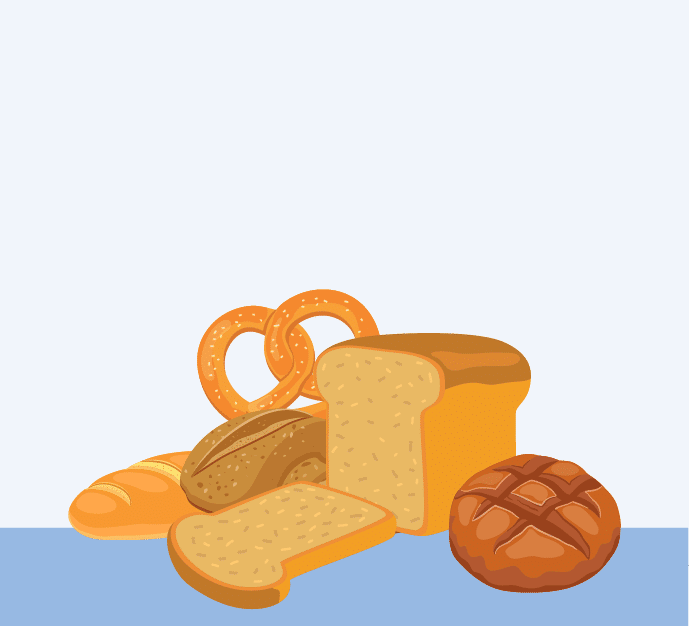 Non Wholemeal Flour Bread Toast Bagel