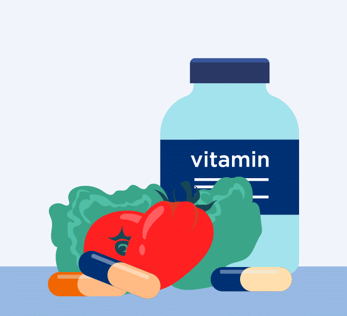 Complementary Medicine Vitamin Pills Vegetables