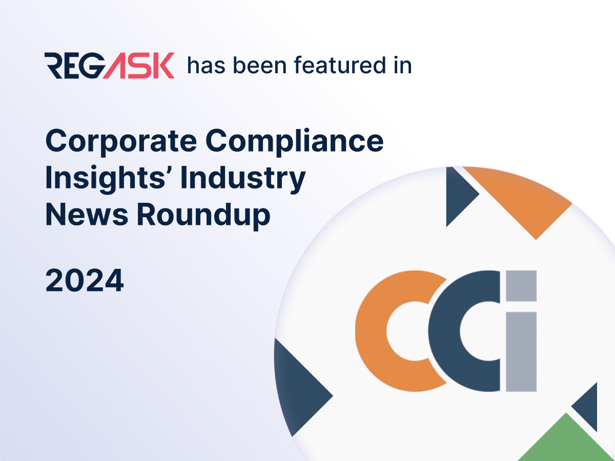 Regask Featured In Corporate Compliance Insights