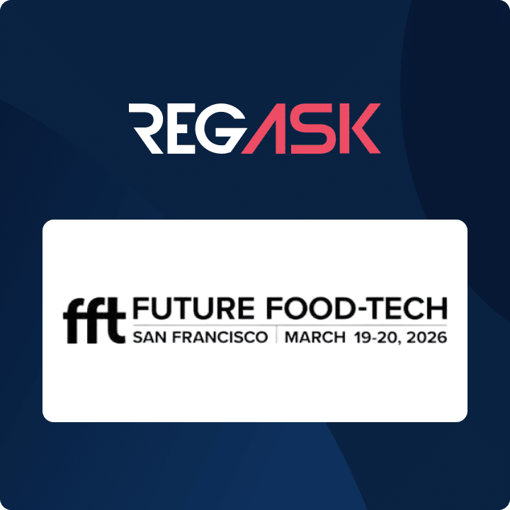 Regask Future Food Tech 2026 Landing Page