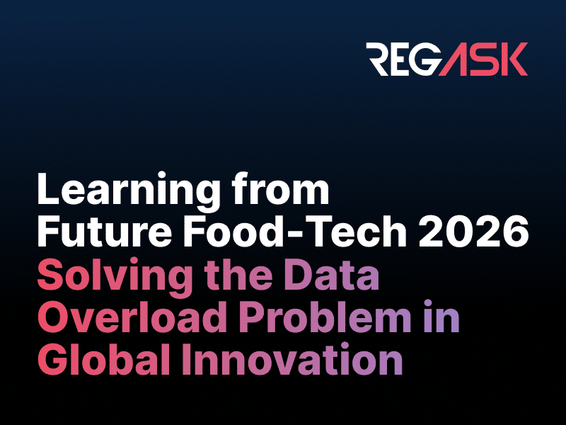 Regask-Blog: Erkenntnisse aus der Zukunft der Lebensmitteltechnologie 2026 – Lösung des Datenflutproblems – Globale Innovation
